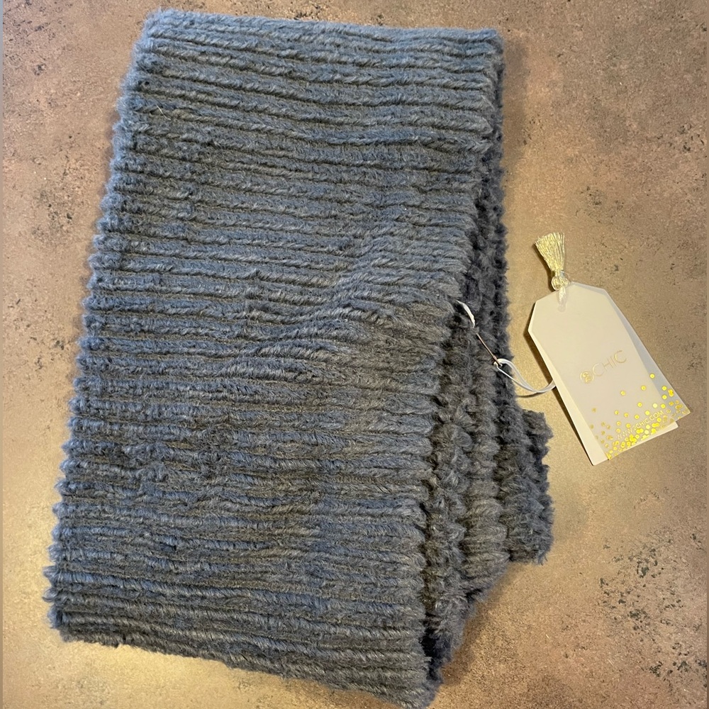NWT dark grey scarf